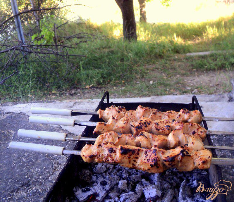 Фото приготовление рецепта: Шашлык из куриного филе шаг №4