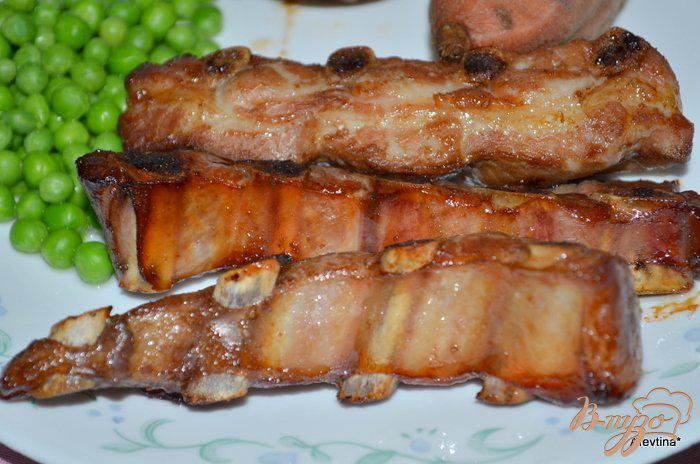 Фото приготовление рецепта: Свиные ребрышки в маринаде шаг №3