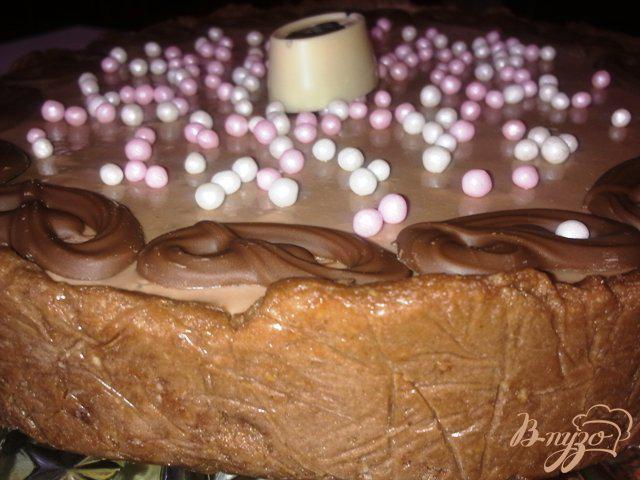 Фото приготовление рецепта: Шоколадный торт без выпечки шаг №12