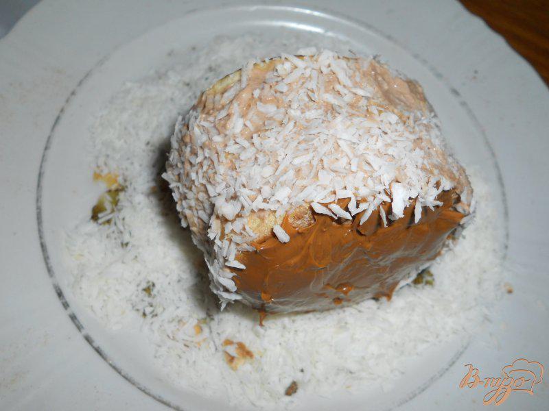 Фото приготовление рецепта: Пирожное из творожного теста на сковороде шаг №5