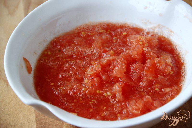Фото приготовление рецепта: Цукини, запечённые с томатным соусом  по-итальянски шаг №4