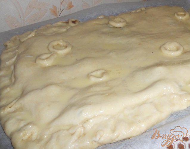 Фото приготовление рецепта: Пирог с вареньем шаг №7