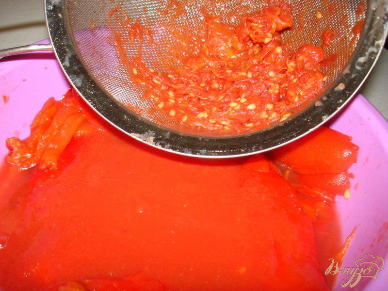 Фото приготовление рецепта: Соус острый из помидоров и перца шаг №6