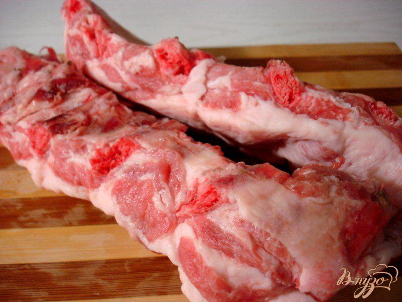 Фото приготовление рецепта: Свиные рёбрышки из духовки шаг №1