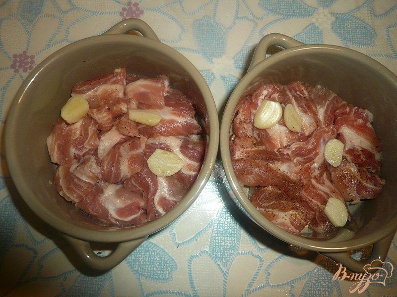Фото приготовление рецепта: Свинина с баклажанами в горшочках шаг №1