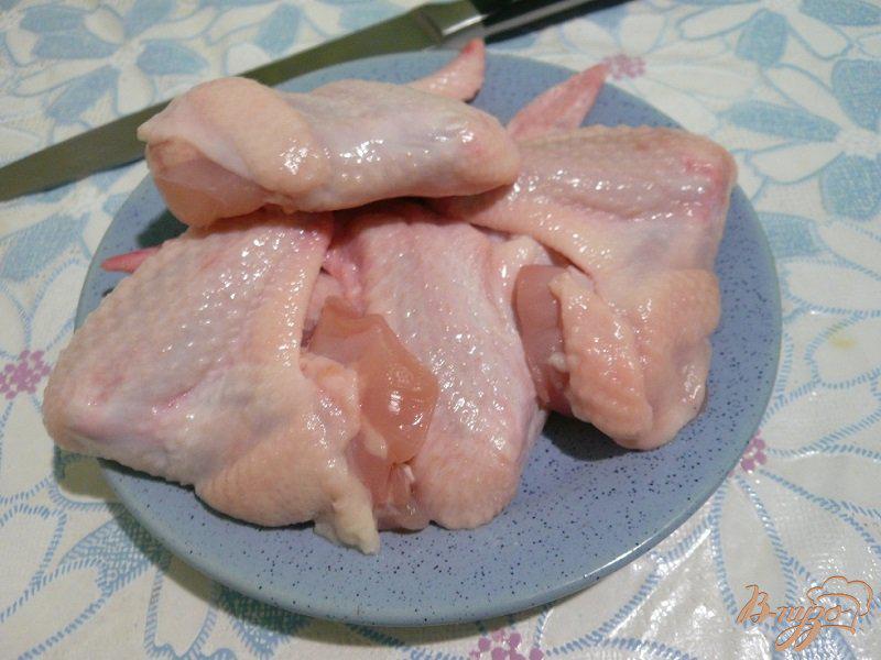 Фото приготовление рецепта: Остро-сладкие куриные крылышки шаг №1