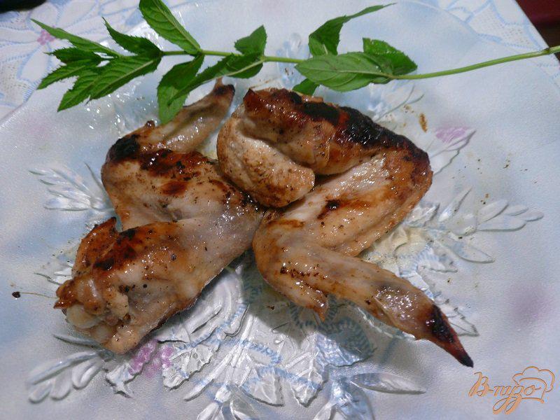 Фото приготовление рецепта: Остро-сладкие куриные крылышки шаг №6