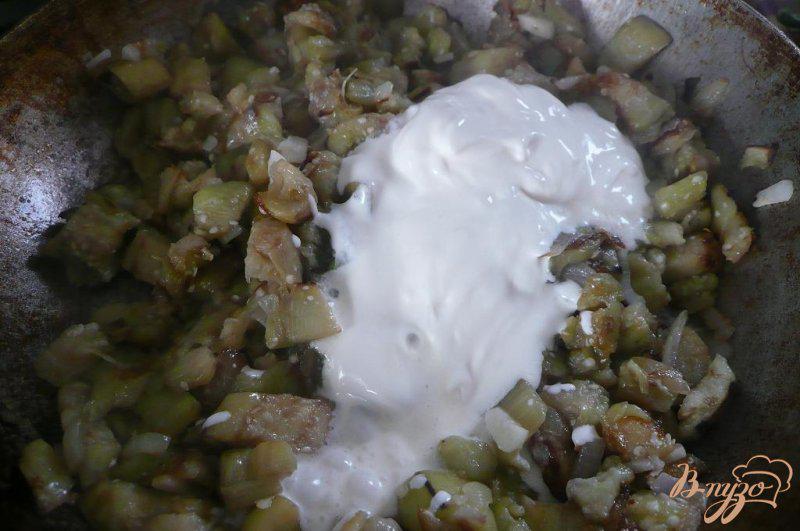 Фото приготовление рецепта: Густой соус из баклажанов шаг №6