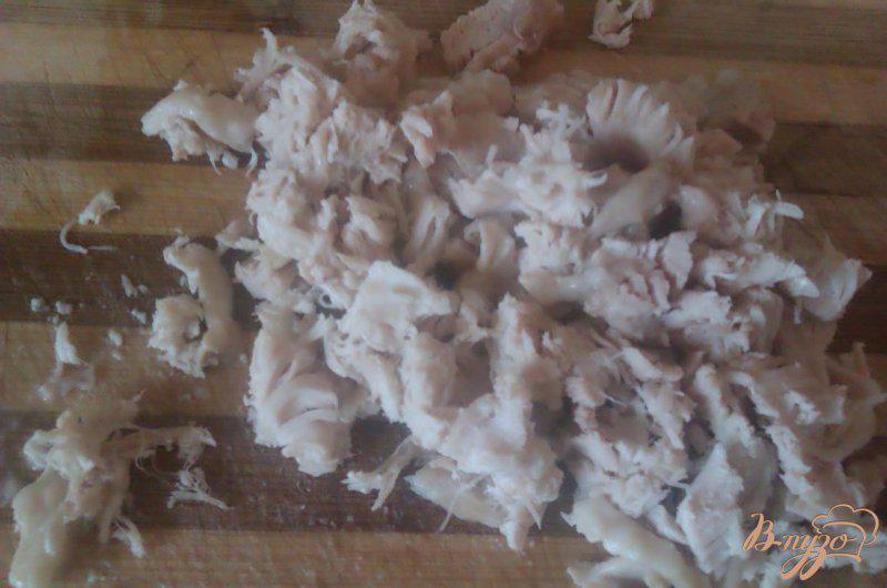 Фото приготовление рецепта: Блинчики с курицей и сыром шаг №1