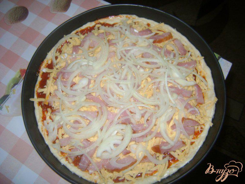 Фото приготовление рецепта: Быстрая пицца шаг №8
