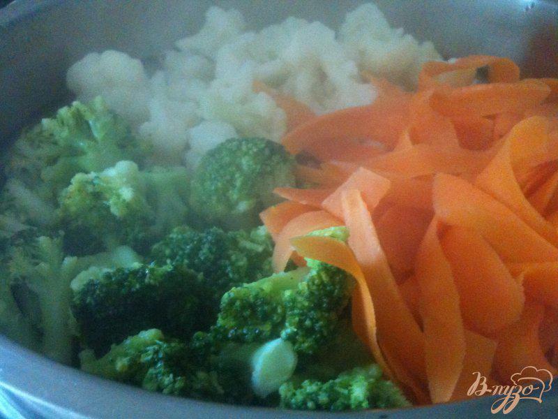 Фото приготовление рецепта: Теплый овощной салат с копчеными сосисками шаг №1