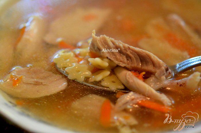 Фото приготовление рецепта: Куриный суп  с звездочками шаг №7