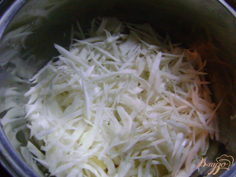 Фото приготовление рецепта: Овощной суп с огурцами шаг №5