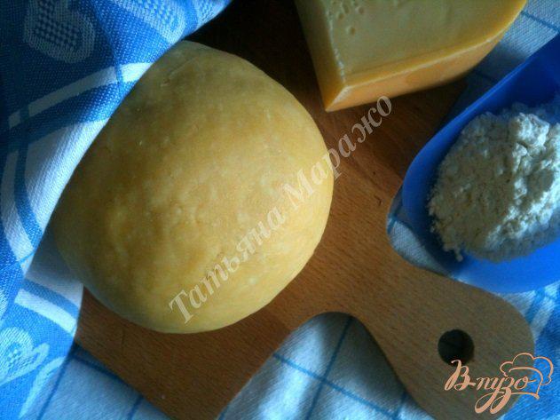 Фото приготовление рецепта: Рубленое тесто с сыром шаг №5