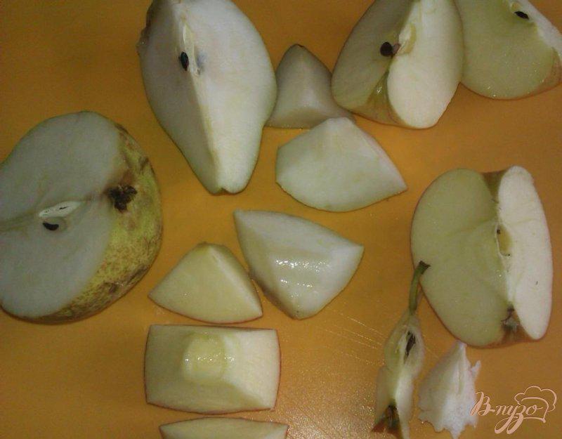 Фото приготовление рецепта: Яблочно-грушевый компот шаг №1