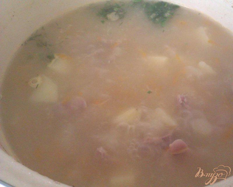 Фото приготовление рецепта: Картофельный суп с куриными желудочками шаг №4