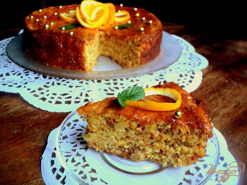 Фото приготовление рецепта: Апельсиновый торт шаг №12