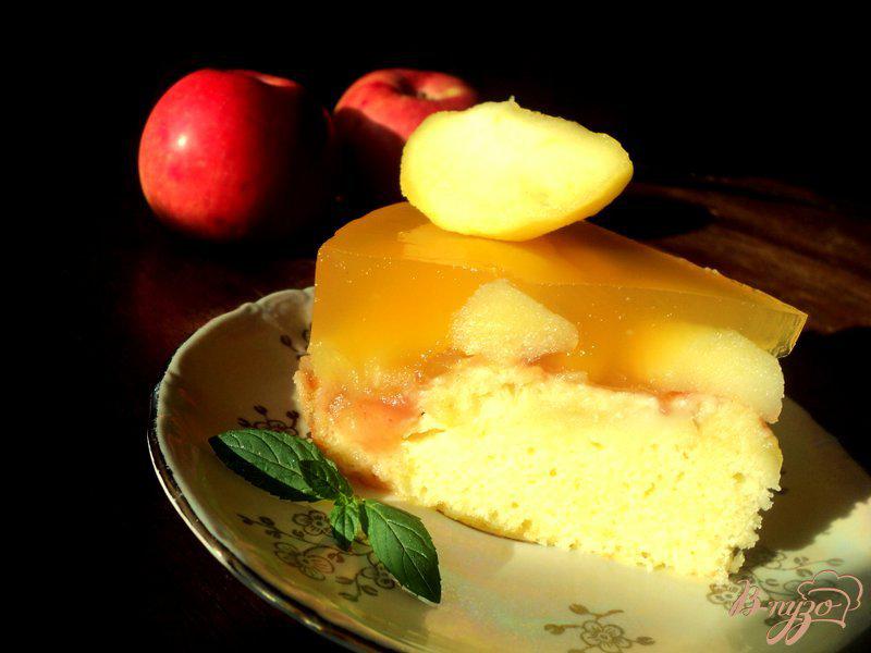 Фото приготовление рецепта: Яблочный пирог «Чакката» шаг №9