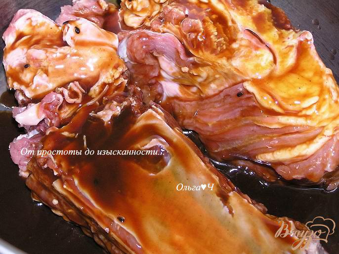 Фото приготовление рецепта: Запеченная говядина в маринаде «Якинику» шаг №1