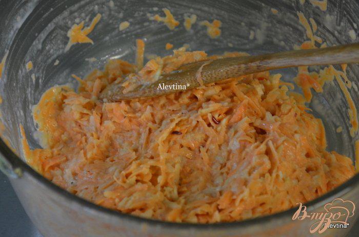 Фото приготовление рецепта: Блины из сладкого картофеля с кремом со вкусом корицы шаг №3