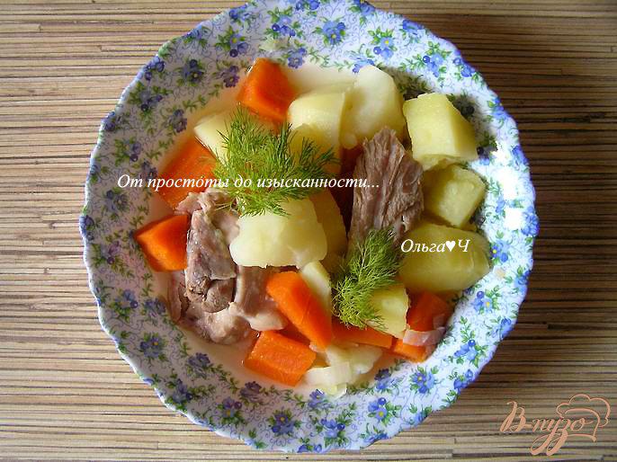 Фото приготовление рецепта: Рагу из курицы с овощами шаг №6
