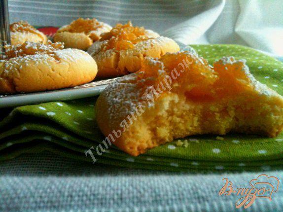 Фото приготовление рецепта: Песочное печенье с яблочно-медовой начинкой шаг №11