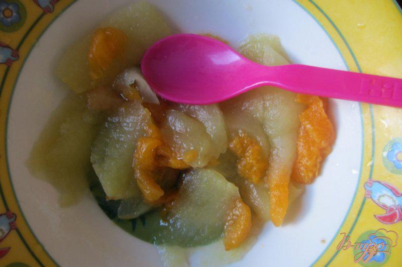 Фото приготовление рецепта: Детское абрикосово-яблочное пюре шаг №5