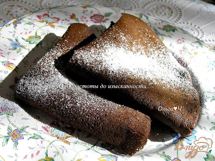 Фото приготовление рецепта: Шоколадные блинчики от Пьера Эрме шаг №6