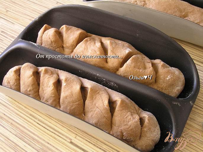Фото приготовление рецепта: Багеты с шоколадом и миндалем шаг №9