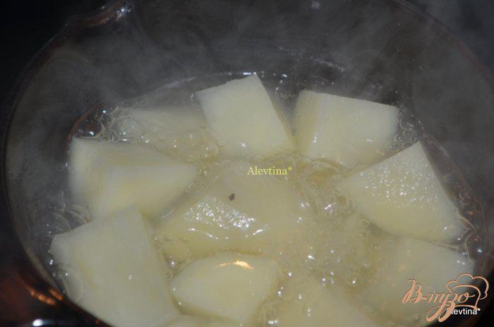Фото приготовление рецепта: Картофель с зеленой фасолью шаг №2