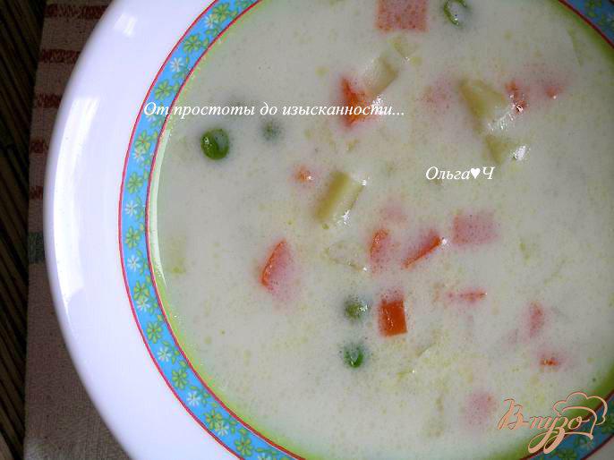 Фото приготовление рецепта: Молочно-овощной суп шаг №6