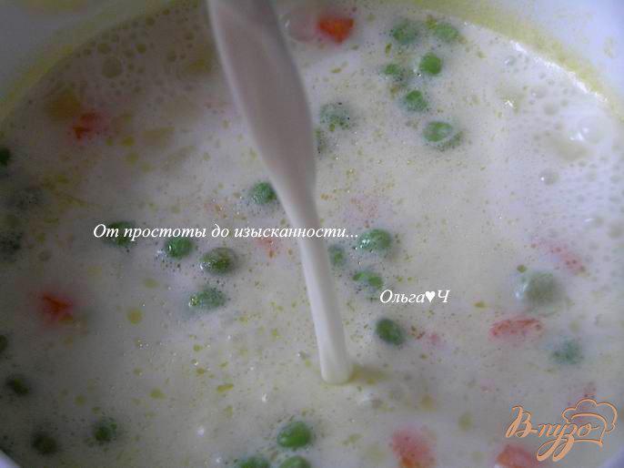 Фото приготовление рецепта: Молочно-овощной суп шаг №5