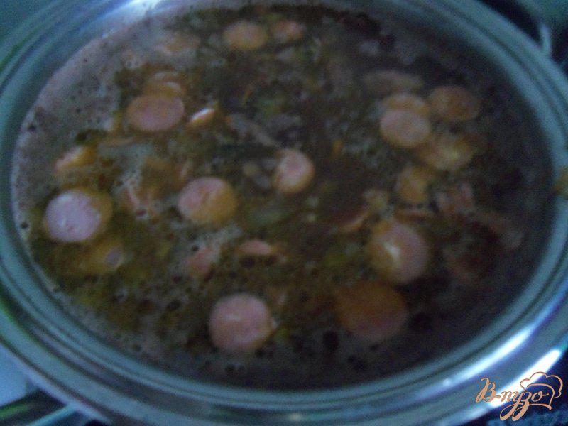 Фото приготовление рецепта: Суп фасолевый с солеными огурцами шаг №4