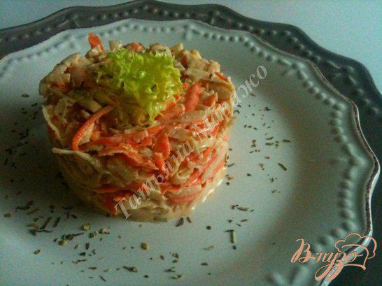 Фото приготовление рецепта: Салат с морковью и топинамбуром шаг №4