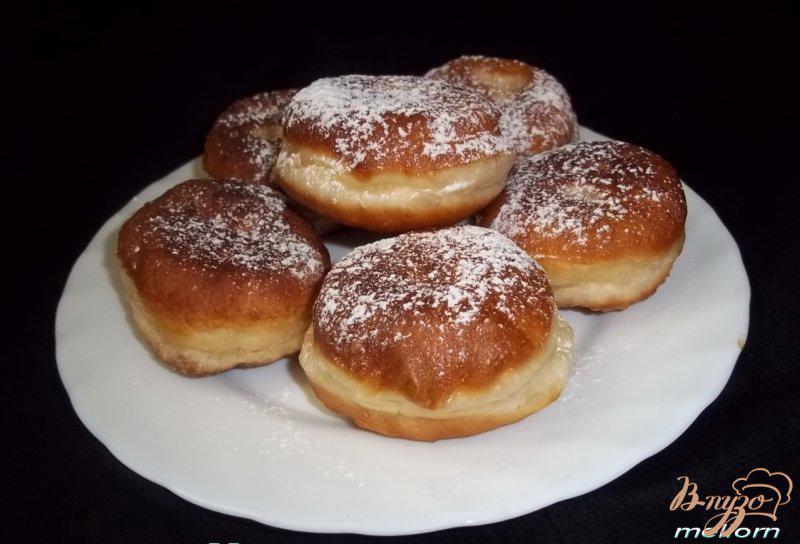 Фото приготовление рецепта: Пончики медовые на сметане шаг №8