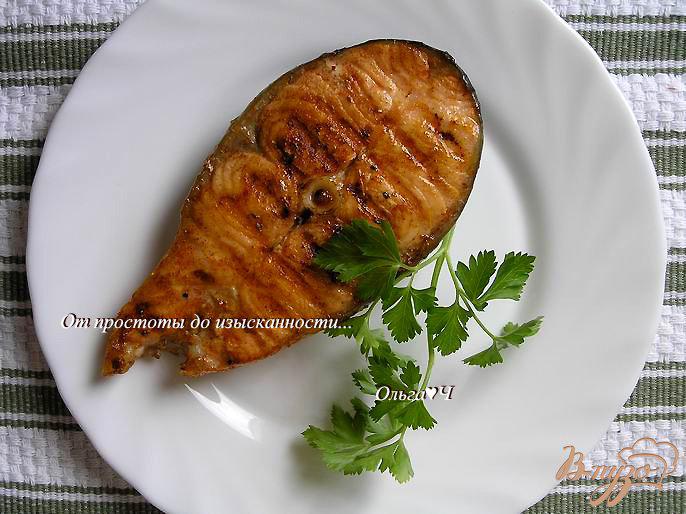 Фото приготовление рецепта: Лосось-гриль в соевом маринаде шаг №5