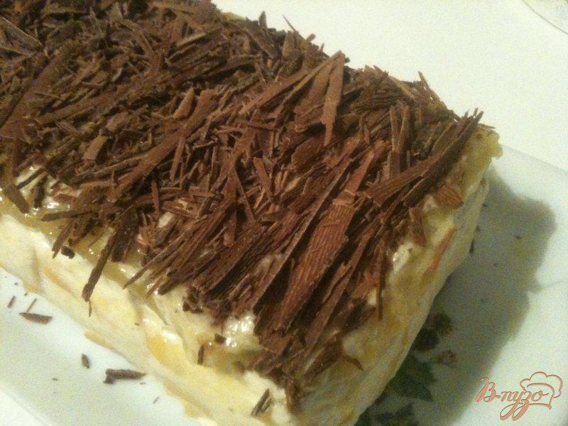 Фото приготовление рецепта: Шоколадные пирожные с начинкой из манго шаг №9