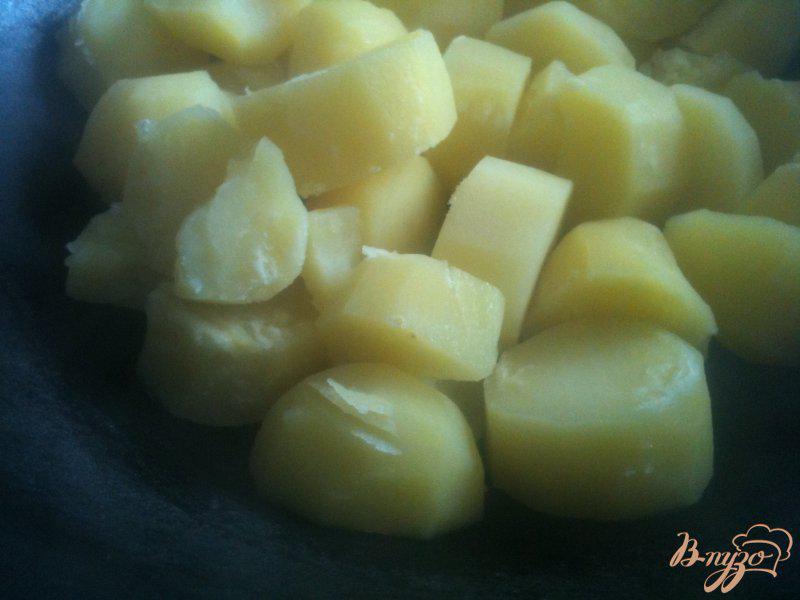 Фото приготовление рецепта: Картофельные биточки с куриным мясом шаг №2
