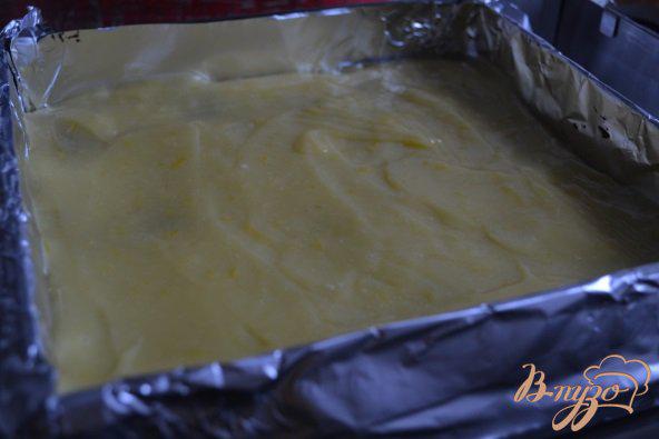 Фото приготовление рецепта: Брауни с лимонным кремом шаг №8