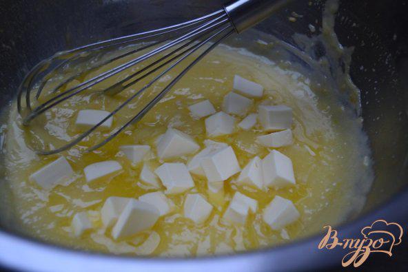 Фото приготовление рецепта: Брауни с лимонным кремом шаг №7
