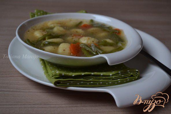 Фото приготовление рецепта: Овощной суп с ньокками шаг №4
