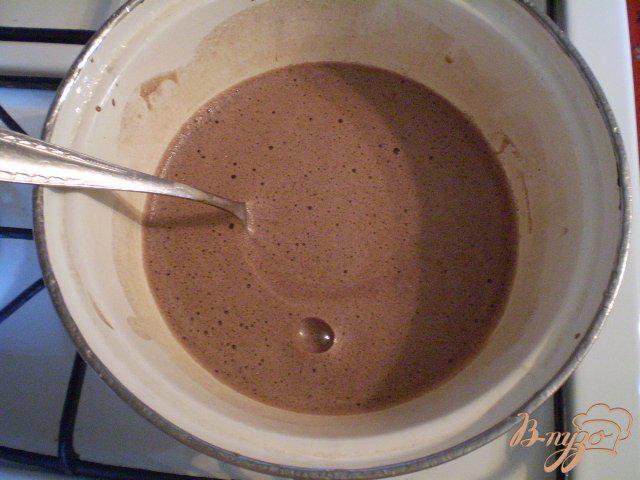 Фото приготовление рецепта: Мороженое с какао шаг №5