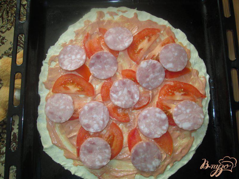 Фото приготовление рецепта: Пицца по-русски шаг №4