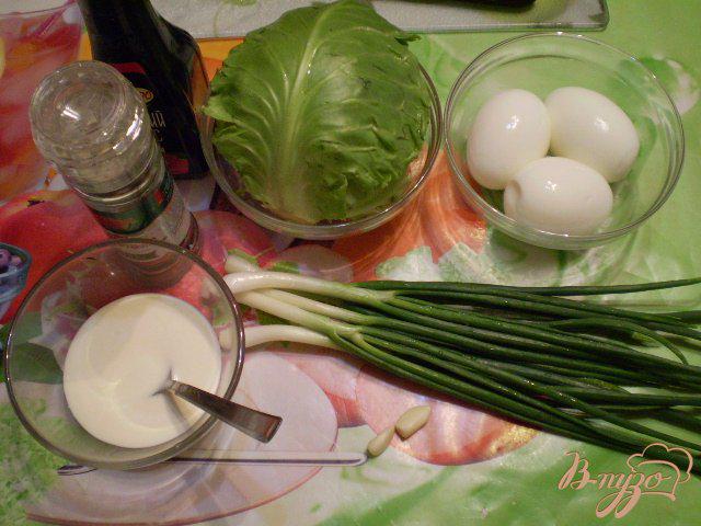 Фото приготовление рецепта: Овощной салат с соевым соусом шаг №1