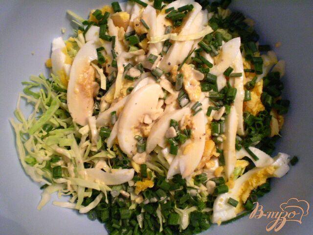 Фото приготовление рецепта: Овощной салат с соевым соусом шаг №6