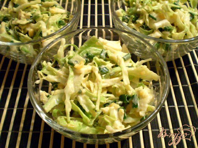 Фото приготовление рецепта: Овощной салат с соевым соусом шаг №7