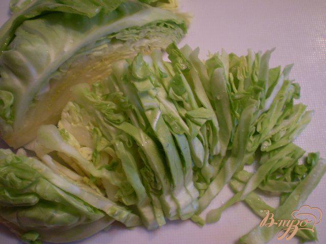 Фото приготовление рецепта: Салат из капусты молодой, моркови и калины шаг №2