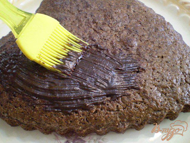 Фото приготовление рецепта: Пирог шоколадно-морковный шаг №9