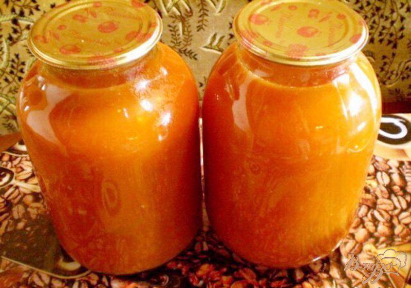 Фото приготовление рецепта: Как заготовить томатный сок на зиму шаг №5