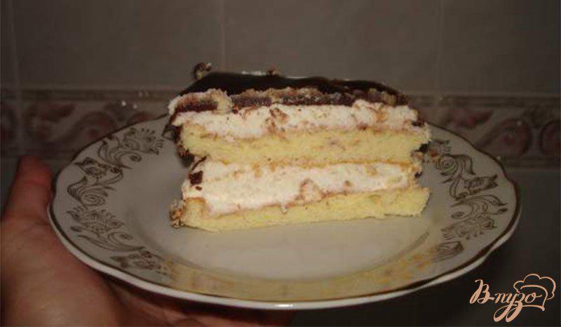 Фото приготовление рецепта: Торт « Птичье молоко» на агар-агаре шаг №10